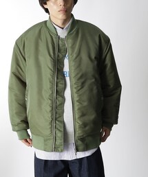 THE SHOP TK  | 【ビッグシルエット】サイドスリットMA－1(ミリタリージャケット)