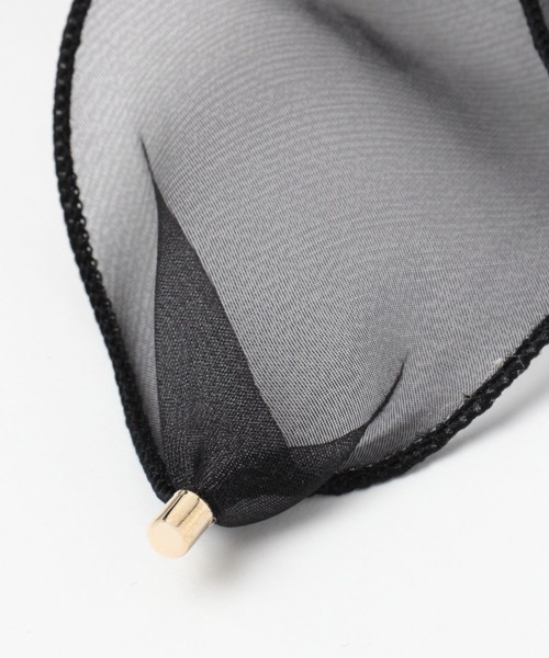 GLOBAL WORK（グローバルワーク）の「シフォンリボンポニー/172532（ヘアゴム・キッズ・ホワイト/ブラック・FREE）」の9枚目の写真