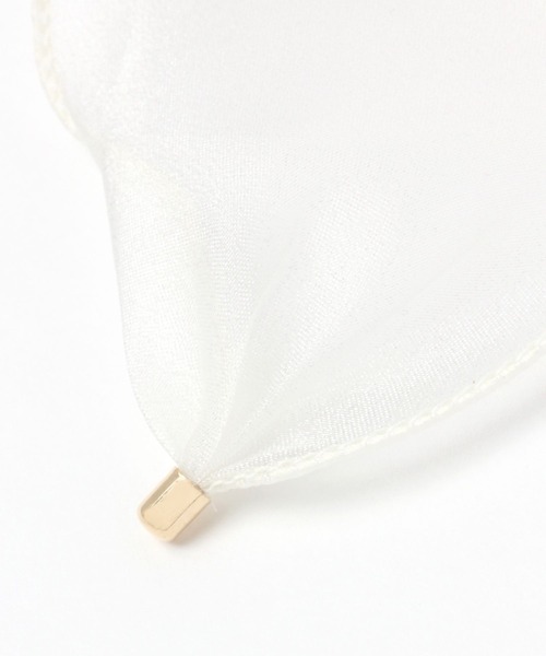 GLOBAL WORK（グローバルワーク）の「シフォンリボンポニー/172532（ヘアゴム・キッズ・ホワイト/ブラック・FREE）」の10枚目の写真