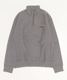 HALF ZIP AMERICAN SCRIPT SWEATSHIRT