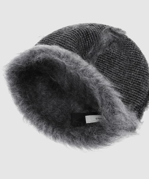 CRAIG GREEN（クレイググリーン）の「REVERSIBLE BRUSHED HAT（ハット・メンズ・ブラック×グレー/ブラウン系その他・ONE SIZE）」の4枚目の写真
