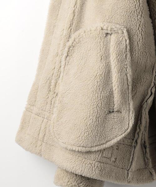 MONKEY TIME（モンキータイム）の「＜monkey time＞ FAUX MOUTON B-3/ジャケット（その他アウター・メンズ・ブラック・S/M/L/XL）」の14枚目の写真