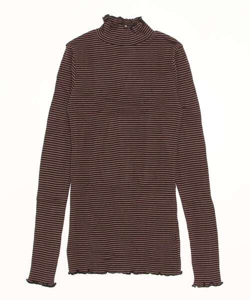 MILLER(ミラー)の「miller/ミラー Prib Turtle LS Tee タートルネック(Tシャツ/カットソー・レディース・ブラウン/ネイビー/グレー/ホワイト系2・F)」の13枚目の写真