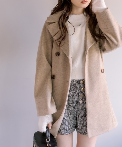 OLIVE des OLIVE（オリーブデオリーブ）の「前ボタンショートパンツ（その他パンツ・レディース・ブラック/アイボリー/スミクロ・FREE）」の21枚目の写真