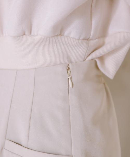 OLIVE des OLIVE（オリーブデオリーブ）の「前ボタンショートパンツ（その他パンツ・レディース・ブラック/アイボリー/スミクロ・FREE）」の8枚目の写真