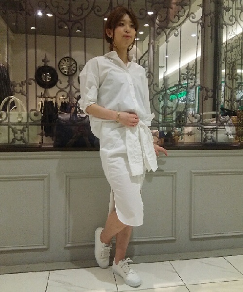 Liesse リエス の シャツ巻き風スカート スカート Wear