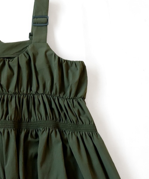 antiqua（アンティカ）の「サロペットワンピース（ワンピース・レディース・カーキ/ブラック・FREE）」の18枚目の写真