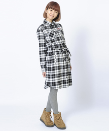 X-girl | FLANNEL PLAID GOWN DRESS(ワンピース)