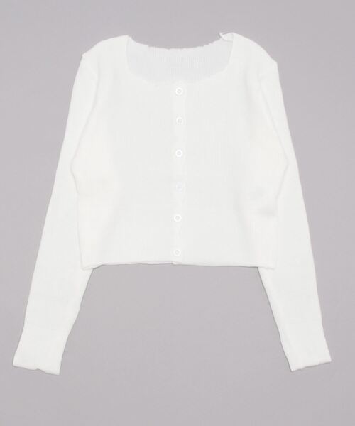 Burner（バーナー）の「【OKUOKU　0909】ショート　ニット　カーディガン　oku-tops-683213711645-1499（カーディガン/ボレロ・レディース・D/E/A/B/C・FREE）」の11枚目の写真