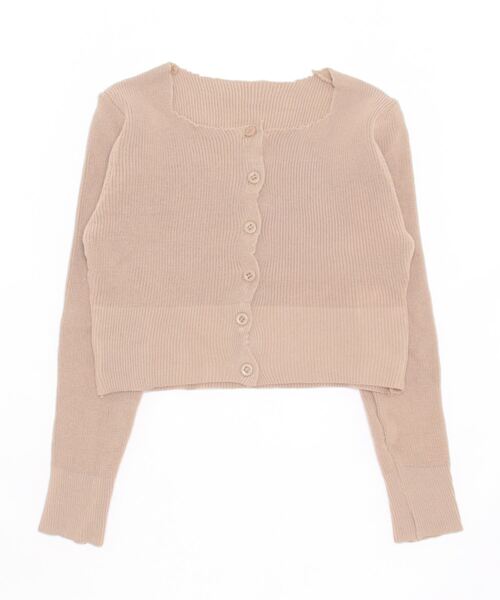 Burner（バーナー）の「【OKUOKU　0909】ショート　ニット　カーディガン　oku-tops-683213711645-1499（カーディガン/ボレロ・レディース・D/E/A/B/C・FREE）」の15枚目の写真