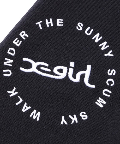 X-girl（エックスガール）の「RANDOM EMBROIDERY SWEAT PANTS（スウェットパンツ・レディース・ベージュ/ブラック/ピンク・S/M）」の14枚目の写真