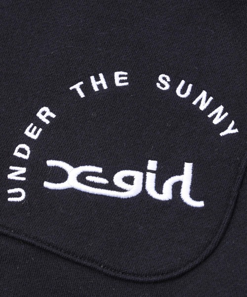 X-girl（エックスガール）の「RANDOM EMBROIDERY SWEAT PANTS（スウェットパンツ・レディース・ベージュ/ブラック/ピンク・S/M）」の18枚目の写真