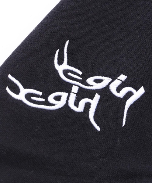 X-girl（エックスガール）の「RANDOM EMBROIDERY SWEAT PANTS（スウェットパンツ・レディース・ベージュ/ブラック/ピンク・S/M）」の19枚目の写真