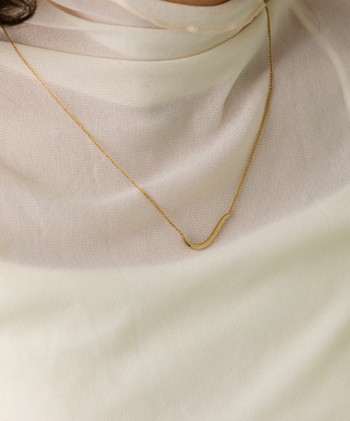 〈VATSURICA〉silver 925 / 金属アレルギー対応 / ニュアンス ライン ネックレス（ネックレス）｜VATSURICA（バツリカ） 5,891円