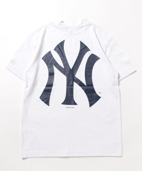 NEW ERA(ニューエラ)の「ニューエラ ゴルフ 半袖tシャツ MLB(ポロシャツ・メンズ・ホワイト/ネイビー・XXL/L/M/XL/S)」の6枚目の写真