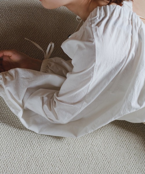 Kastane（カスタネ）の「【2023SSアイテム】ベルト付きボレロ×タンクSET（カーディガン/ボレロ・レディース・ホワイト/サックスブルー/アイボリー・FREE）」の13枚目の写真