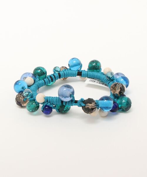 チャイハネ(チャイハネ)の「【チャイハネ】ビジュテブレスレット(ブレスレット・レディース・オレンジ/レッド/グレー/ターコイズブルー・FREE)」の3枚目の写真