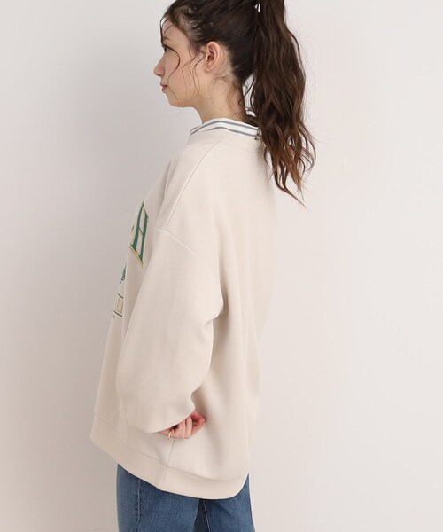 Cutie Blonde（キューティーブロンド）の「◆オーバーサイズプリントプルオーバー（スウェット・レディース・ブラック/サックスブルー/ナチュラル・00）」の6枚目の写真