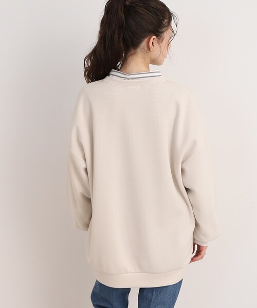 Cutie Blonde（キューティーブロンド）の「◆オーバーサイズプリントプルオーバー（スウェット・レディース・ブラック/サックスブルー/ナチュラル・00）」の7枚目の写真