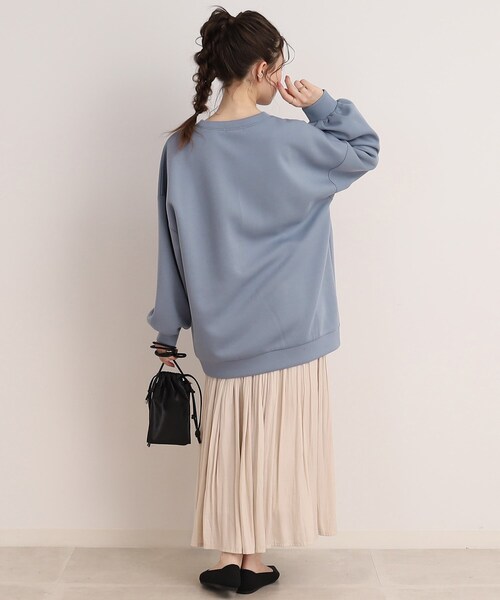 Cutie Blonde（キューティーブロンド）の「◆オーバーサイズプリントプルオーバー（スウェット・レディース・ブラック/サックスブルー/ナチュラル・00）」の15枚目の写真