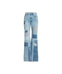 ポロラルフローレン デニムパンツ パッチワーク フレア クロップ¥44,000 ポロラルフローレン デニムパンツ パッチワーク フレア クロップ