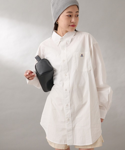 GEVACO（ゲバコ）の「【GEVACO/ゲバコ】シャンブレーダディーシャツ長袖（シャツ/ブラウス・レディース・ブラック/ブルー/ホワイト・SMALL/MEDIUM）」の18枚目の写真