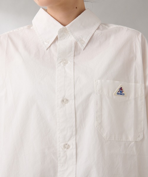 GEVACO（ゲバコ）の「【GEVACO/ゲバコ】シャンブレーダディーシャツ長袖（シャツ/ブラウス・レディース・ブラック/ブルー/ホワイト・SMALL/MEDIUM）」の15枚目の写真