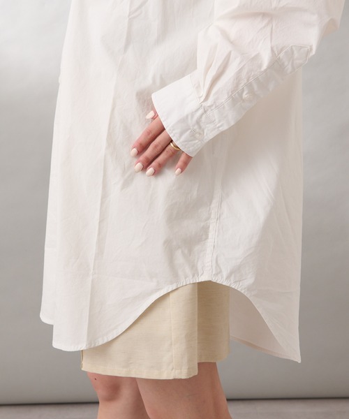 GEVACO（ゲバコ）の「【GEVACO/ゲバコ】シャンブレーダディーシャツ長袖（シャツ/ブラウス・レディース・ブラック/ブルー/ホワイト・SMALL/MEDIUM）」の16枚目の写真