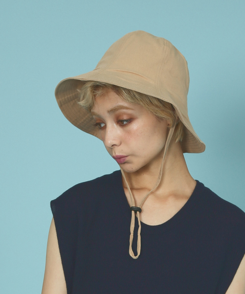 ABAHOUSE(アバハウス)の「【RUBEN/ルーベン】COTTON TULIP HAT / コットンチューリップハット(ハット・メンズ・ブラック/グレー/ベージュ/アイボリー・フリー)」の4枚目の写真