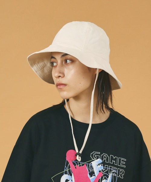 ABAHOUSE(アバハウス)の「【RUBEN/ルーベン】COTTON TULIP HAT / コットンチューリップハット(ハット・メンズ・ブラック/グレー/ベージュ/アイボリー・フリー)」の2枚目の写真