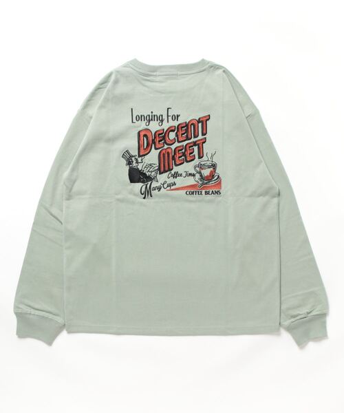 BACK NUMBER（バックナンバー）の「【BACK NUMBER】刺繍ロングスリーブＴシャツ（Tシャツ/カットソー・メンズ・ホワイト/ダークグレー/ブラック/ケリーグリーン・XL/M/L）」の19枚目の写真