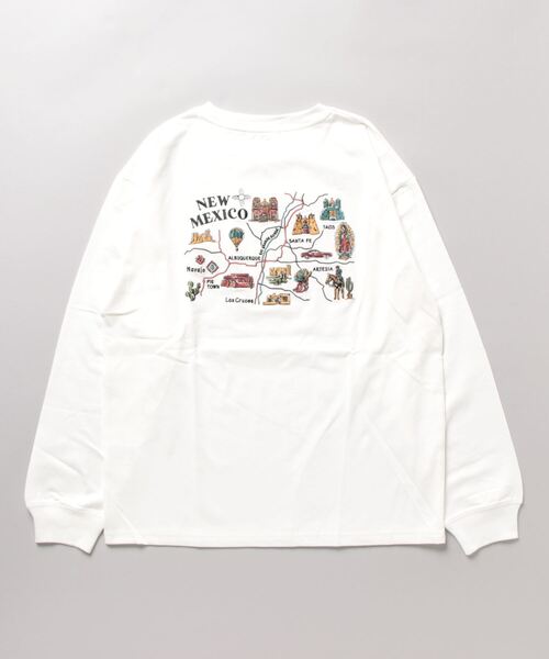 BACK NUMBER（バックナンバー）の「【BACK NUMBER】刺繍ロングスリーブＴシャツ（Tシャツ/カットソー・メンズ・ホワイト/ダークグレー/ブラック/ケリーグリーン・XL/M/L）」の20枚目の写真