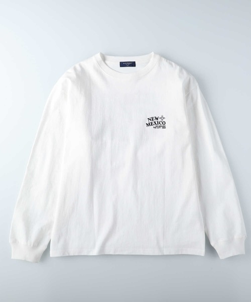 BACK NUMBER（バックナンバー）の「【BACK NUMBER】刺繍ロングスリーブＴシャツ（Tシャツ/カットソー・メンズ・ホワイト/ダークグレー/ブラック/ケリーグリーン・XL/M/L）」の21枚目の写真