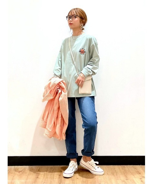 BACK NUMBER（バックナンバー）の「【BACK NUMBER】刺繍ロングスリーブＴシャツ（Tシャツ/カットソー・メンズ・ホワイト/ダークグレー/ブラック/ケリーグリーン・XL/M/L）」の10枚目の写真