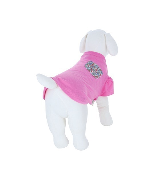 LAURA ASHLEY（ローラアシュレイ）の「LAURA ASHLEY/ドッグシャツ小型犬サイズ（ペットウェア・レディース・ホワイト/グレー/ライトグリーン/ネイビー/ピンク/パープル・3L/2XS/M/2L/S/2M/L/XS）」の9枚目の写真