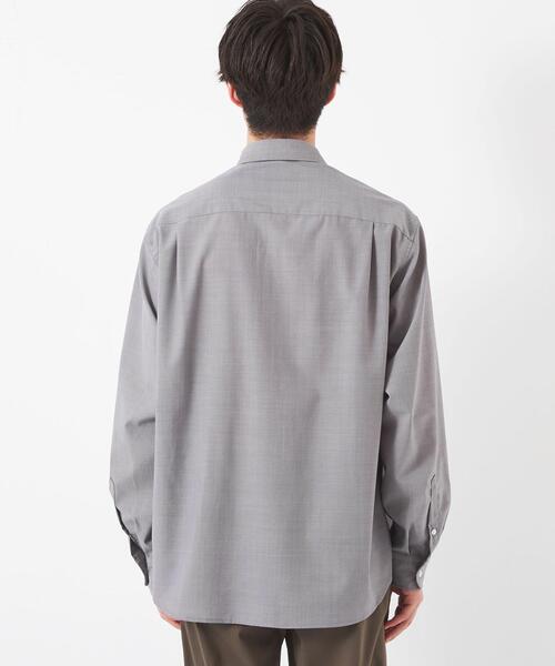 green label relaxing（グリーンレーベルリラクシング）の「TWトロ ジャストルーズ レギュラーカラー シャツ -ウォッシャブル・ストレッチ・防シワ-（シャツ/ブラウス・メンズ・ダークグリーン/ロイヤルブルー/グレー・M/XL/L/S）」の8枚目の写真