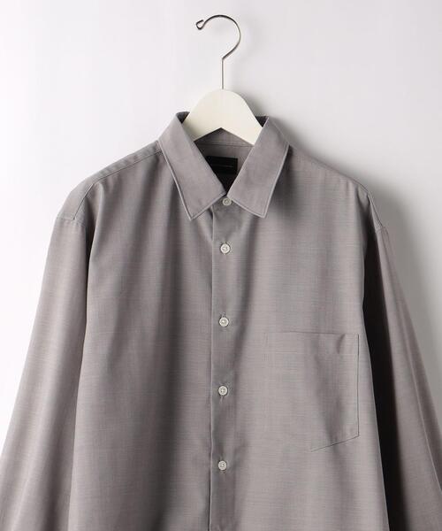 green label relaxing（グリーンレーベルリラクシング）の「TWトロ ジャストルーズ レギュラーカラー シャツ -ウォッシャブル・ストレッチ・防シワ-（シャツ/ブラウス・メンズ・ダークグリーン/ロイヤルブルー/グレー・M/XL/L/S）」の16枚目の写真