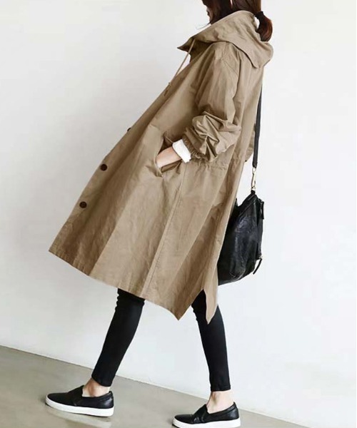 La-gemme（ラジェム）の「撥水スプリングコート（ダウンジャケット/コート・レディース・ブラック/グレー/ベージュ系その他・M/L）」の6枚目の写真