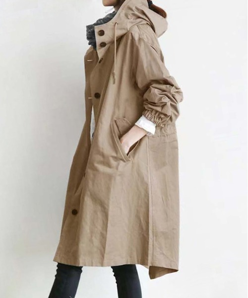 La-gemme（ラジェム）の「撥水スプリングコート（ダウンジャケット/コート・レディース・ブラック/グレー/ベージュ系その他・M/L）」の7枚目の写真