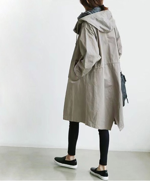 La-gemme（ラジェム）の「撥水スプリングコート（ダウンジャケット/コート・レディース・ブラック/グレー/ベージュ系その他・M/L）」の5枚目の写真
