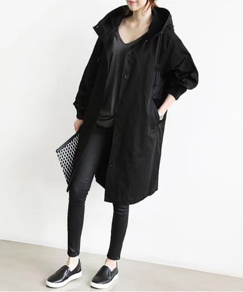 La-gemme（ラジェム）の「撥水スプリングコート（ダウンジャケット/コート・レディース・ブラック/グレー/ベージュ系その他・M/L）」の8枚目の写真