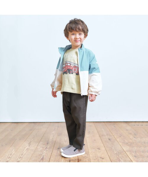 apres les cours(アプレレクール)の「ゆったりテーパードパンツ/7days Style pants_9分丈(その他パンツ・キッズ・グレー/チャコール/キャメル/ミント・110/130/90/100/120/80)」の5枚目の写真