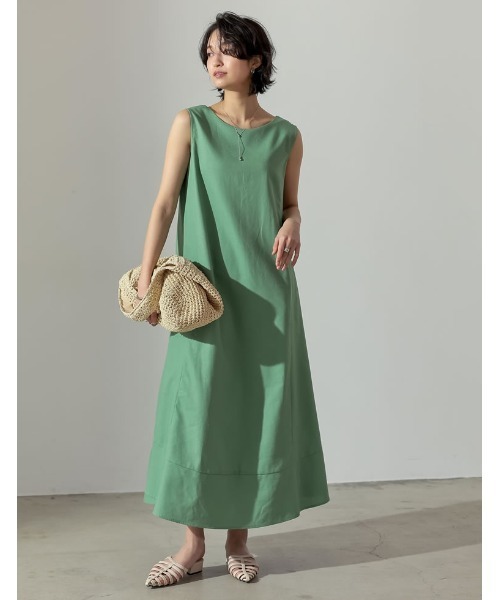 Re:EDIT（リエディ）の「雑材ソフトラウンドトート（かごバッグ・レディース・ベージュ/モカ/ライトベージュ・FREE）」の7枚目の写真