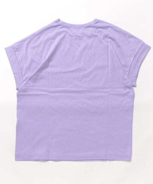 To b. by agnes b.(トゥービーバイアニエスベー)の「WT13 TS マカロンロゴTシャツ(Tシャツ/カットソー・レディース・パープル系その他・38/40)」の9枚目の写真