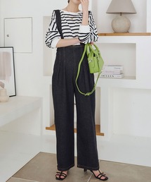 KOBE LETTUCE | ハイウエストロンパース(サロペット/オーバーオール)