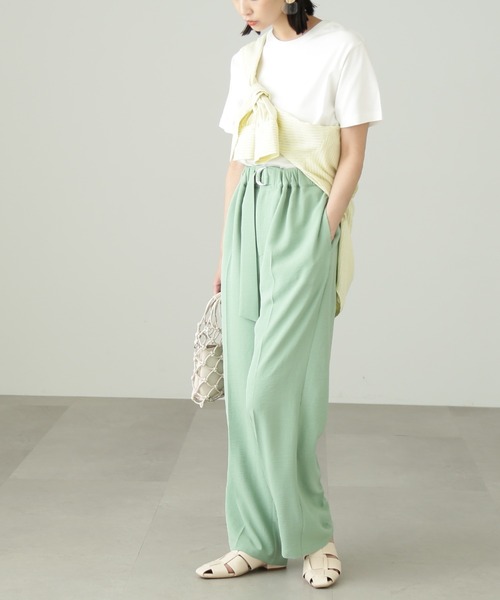 FREE'S MART（フリーズマート）の「【Sシリーズ対応】◆フロントベルトリラックスストレートパンツ（その他パンツ・レディース・ベージュ/ブラウン/グリーン・SMALL/MEDIUM/X-SMALL）」の14枚目の写真