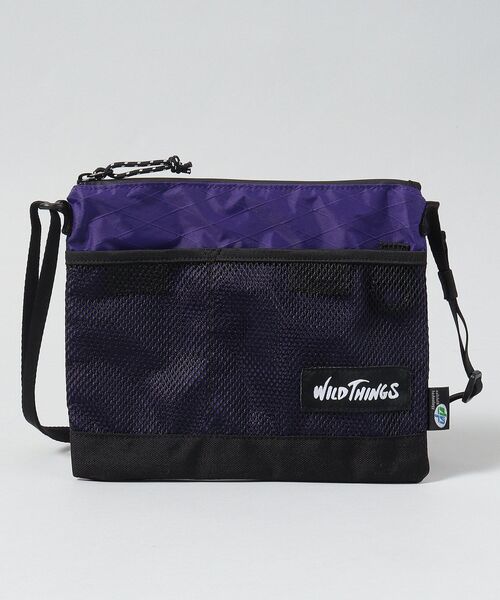 WILD THINGS(ワイルドシングス)の「【ユニセックスアイテム】WILDTHINGS/ワイルドシングス サコッシュ(ショルダーバッグ・メンズ・ブラック/ベージュ/ブルー/オレンジ・00)」の3枚目の写真