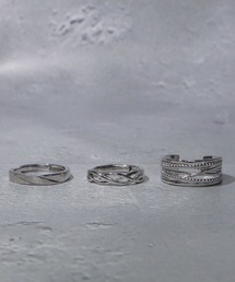 SBG（エスビー）の「SBG 3点セット メンズ フリーサイズリング（リング）」