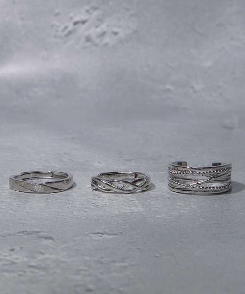 SBG（エスビー）の「SBG 3点セット メンズ フリーサイズリング（リング・メンズ・A/B/C/D/E/F/G/H/I/J/K/L/M/N/O/P/Q/R/S/T/U/V/W/X/Z/Y/その他1/その他2/その他3/その他5/その他4・FREE）」の9枚目の写真