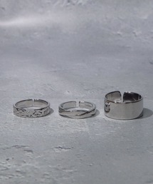 SBG（エスビー）の「SBG 3点セット メンズ フリーサイズリング（リング）」